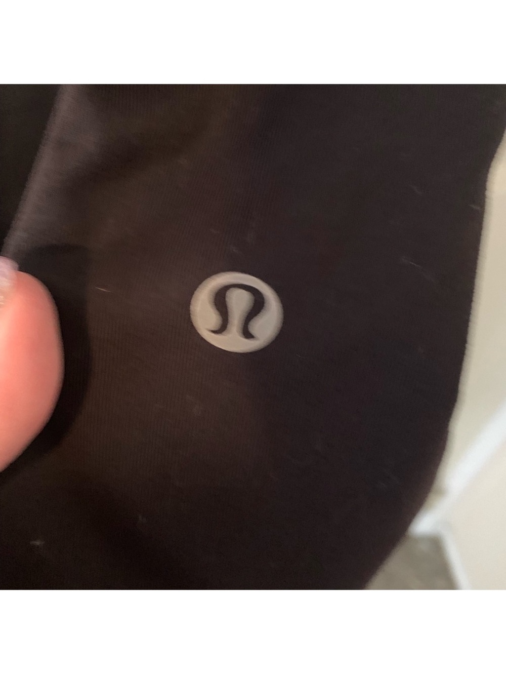lululemon athletica Charcoal Flare Pants with Hot Pink Waistband - Picture 3 of 4